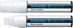 Marker kredowy SCHNEIDER Maxx 260 Deco, 5-15mm, biały