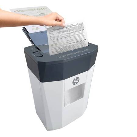 Niszczarka HP ONESHRED Auto 8CC, biało-szara