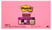 Karteczki samoprzylepne POST-IT® Super Sticky (655S-N), 127x76mm, 5x90 kartek, neonowe