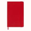 Notes MOLESKINE Classic M, 11,5x18 cm, w kropki, twarda oprawa, scarlet red, 208 stron, czerwony