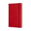 Notes MOLESKINE Classic M, 11,5x18 cm, w kropki, twarda oprawa, scarlet red, 208 stron, czerwony